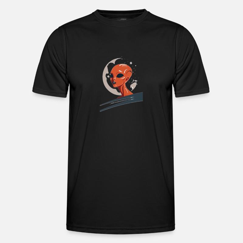 Science fiction - Alien - Men's Functional T-Shirt - black