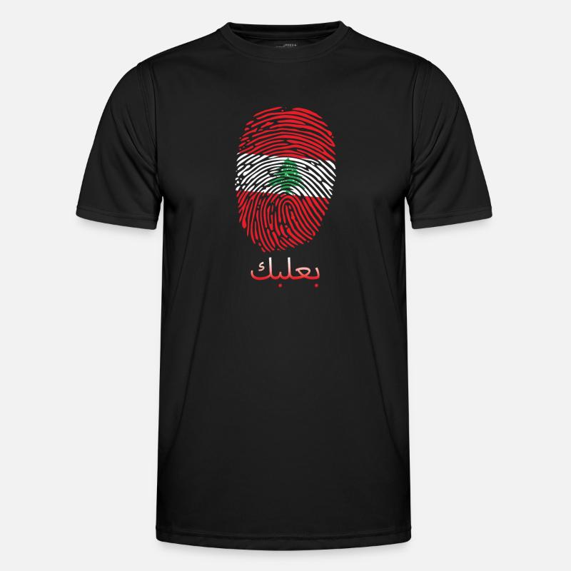 BAALBEK Libanese Libanon Libanesin Libanesisch Männer Funktions-T-Shirt