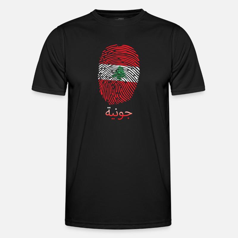 JOUNIEH Libanese Libanon Libanesin Libanesisch Männer Funktions-T-Shirt