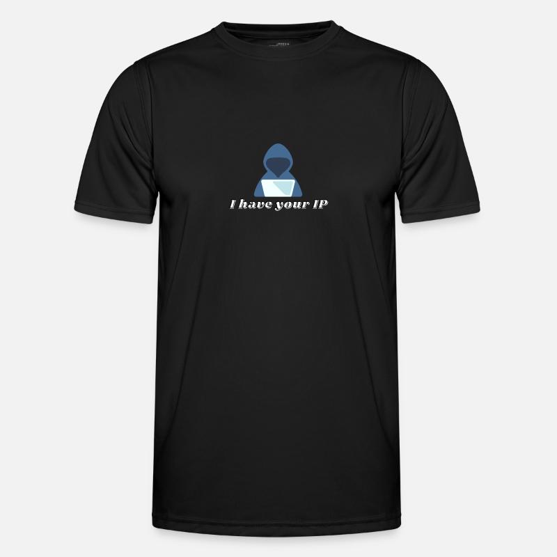 IP Computer Scientist Programmer It Coding - Men's Functional T-Shirt - black