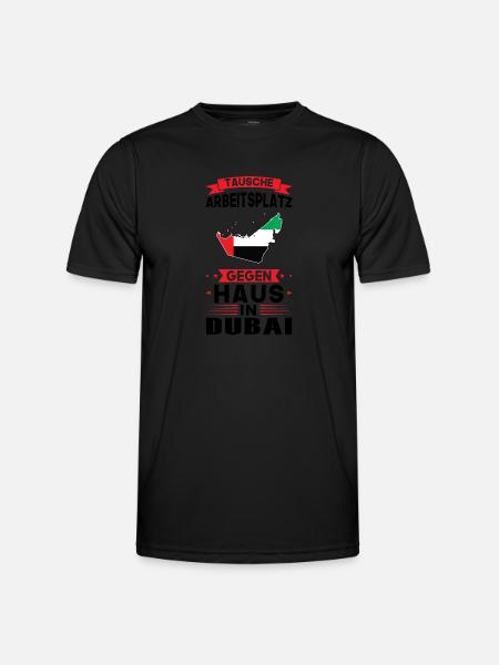 Fiji Flagge Fidschianisch Geschenk - Männer Funktions-T-Shirt - Schwarz