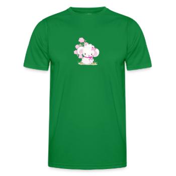 Animals sweet style - Men's Functional T-Shirt - kelly green - Front - AI Model Male 178 dark (178cm)