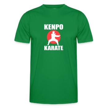 Karate Selbstverteidigung Kampfsport - Männer Funktions-T-Shirt - Kelly Green - Vorne - AI Model Male 178 dark (178cm)