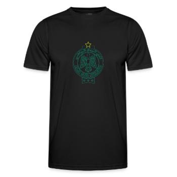 Raja - Männer Funktions-T-Shirt - Schwarz - Vorne - AI Model Male 178 dark (178cm)