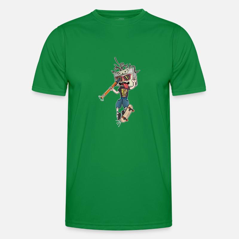 Cassette White 80's TOP Men's Functional T-Shirt