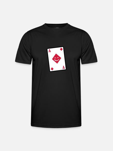 as karo - Männer Funktions-T-Shirt - Schwarz