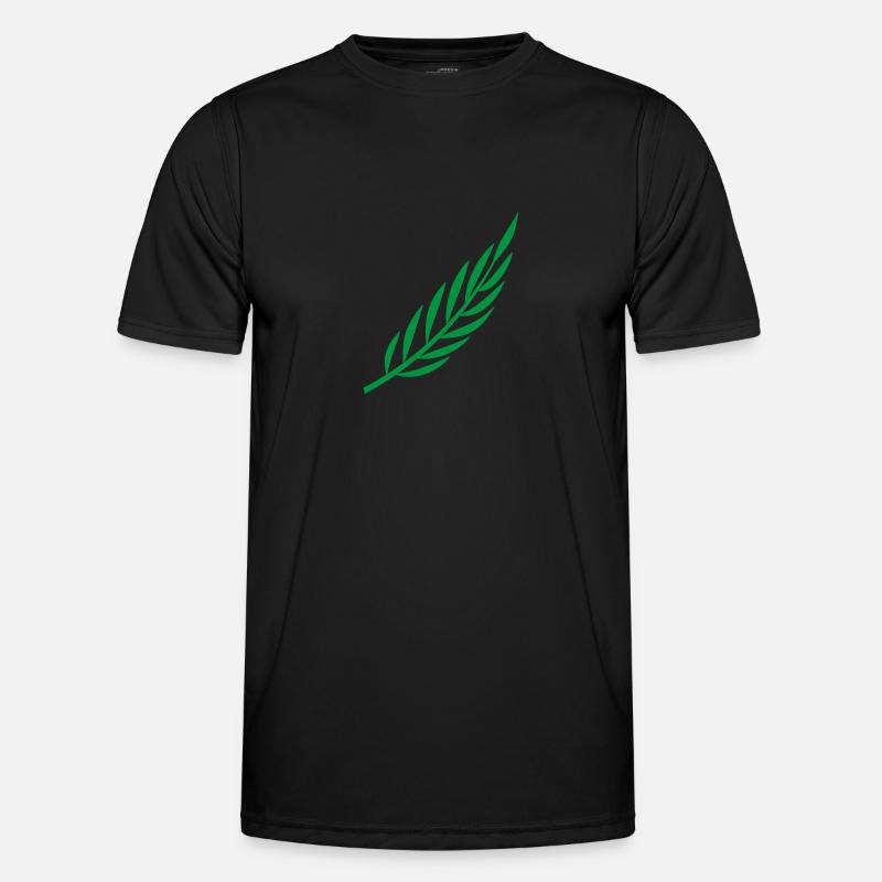 Lorbeer Zweig Männer Funktions-T-Shirt