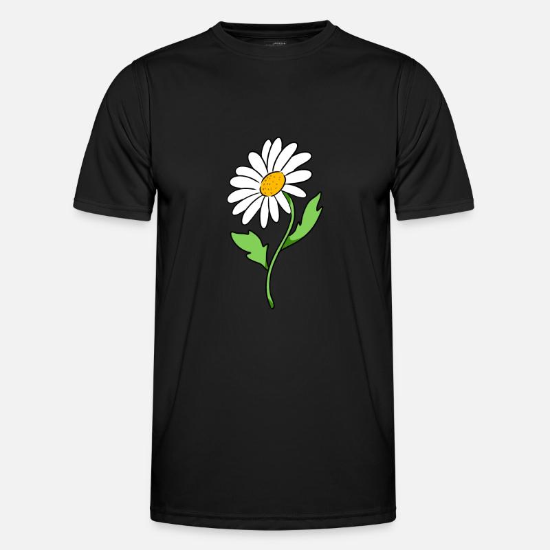 Gänseblümchen Männer Funktions-T-Shirt