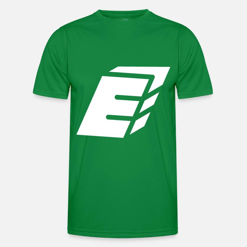 Abstract E letter Men's Functional T-Shirt