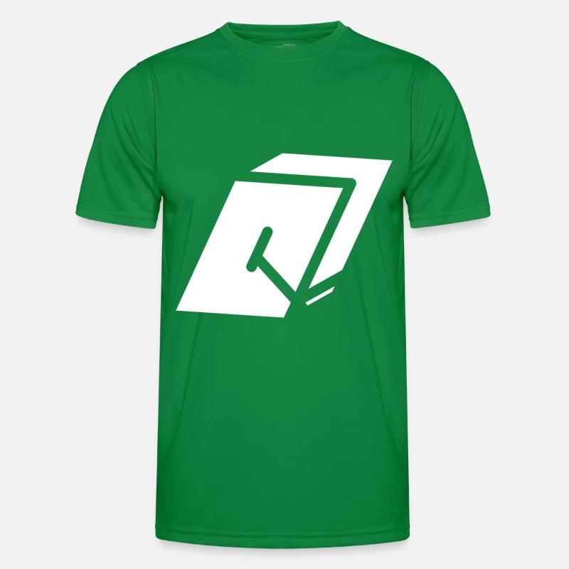 Abstract Q Brief Männer Funktions-T-Shirt