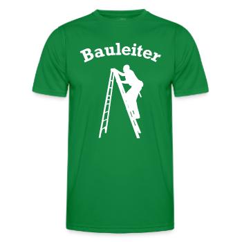 Bauleiter Baustelle Baustellen lustig - Männer Funktions-T-Shirt - Kelly Green - Vorne - AI Model Male 178 dark (178cm)