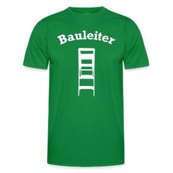 Bauleiter Baustelle Baustellen lustig - Männer Funktions-T-Shirt - Kelly Green - Vorne - AI Model Male 178 dark (178cm)