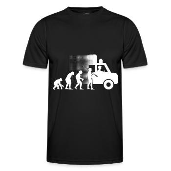 Ambulance Driver Paramedic Ambulance - Men's Functional T-Shirt - black - Front - AI Model Male 178 dark (178cm)