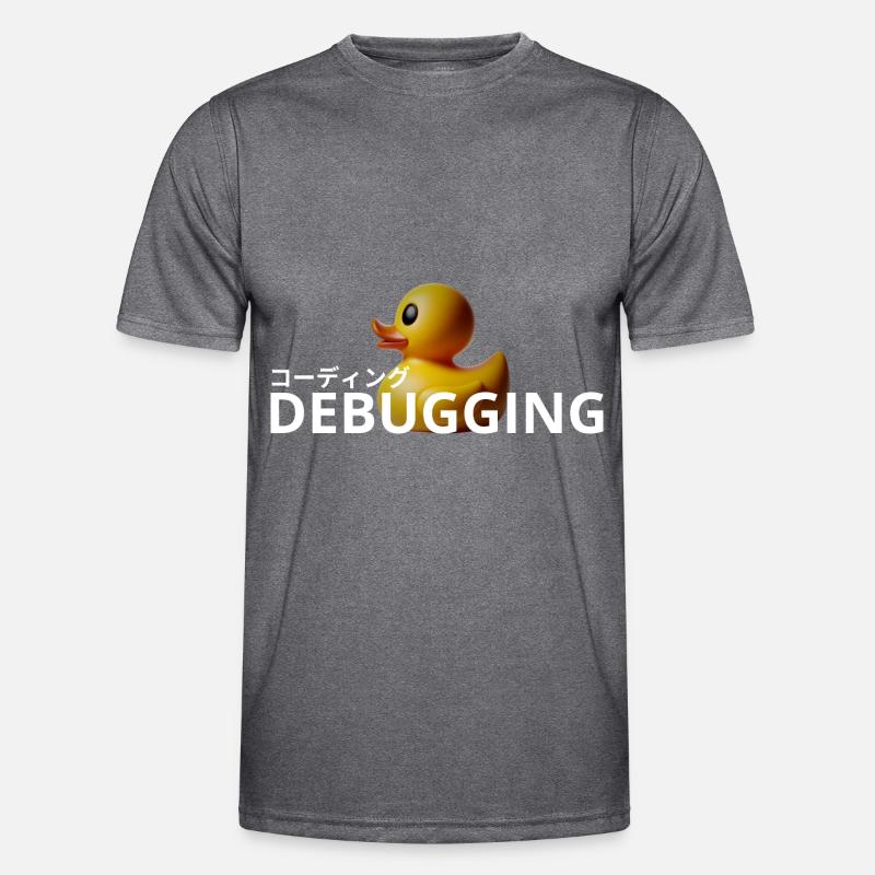 LUZILLION CODER COUTURE, RUBBER DUCK DEBUGGING Männer Funktions-T-Shirt