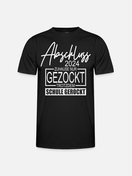 Abschluss 2024 - Männer Funktions-T-Shirt - Schwarz