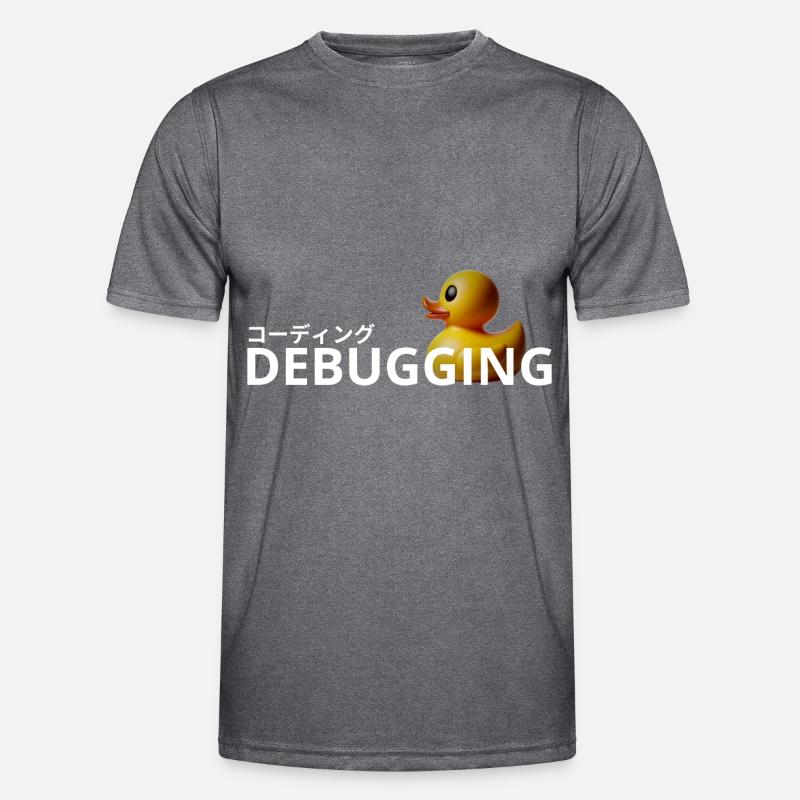 LUZILLION CODER COUTURE, RUBBER DUCK DEBUGGING Männer Funktions-T-Shirt