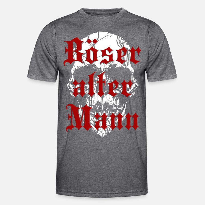 Böser Alter Mann Männer Funktions-T-Shirt