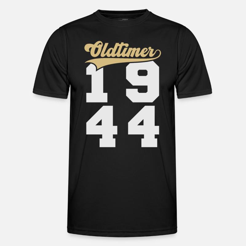 Oldtimer 1944 - Männer Funktions-T-Shirt - Schwarz
