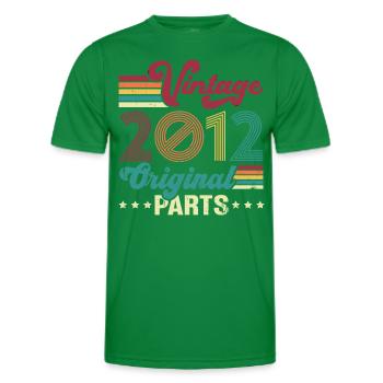 Vintage 2012 Original, Cadeau D'anniversaire - T-shirt sport Homme - vert - Devant - AI Model Male 178 dark (178cm)