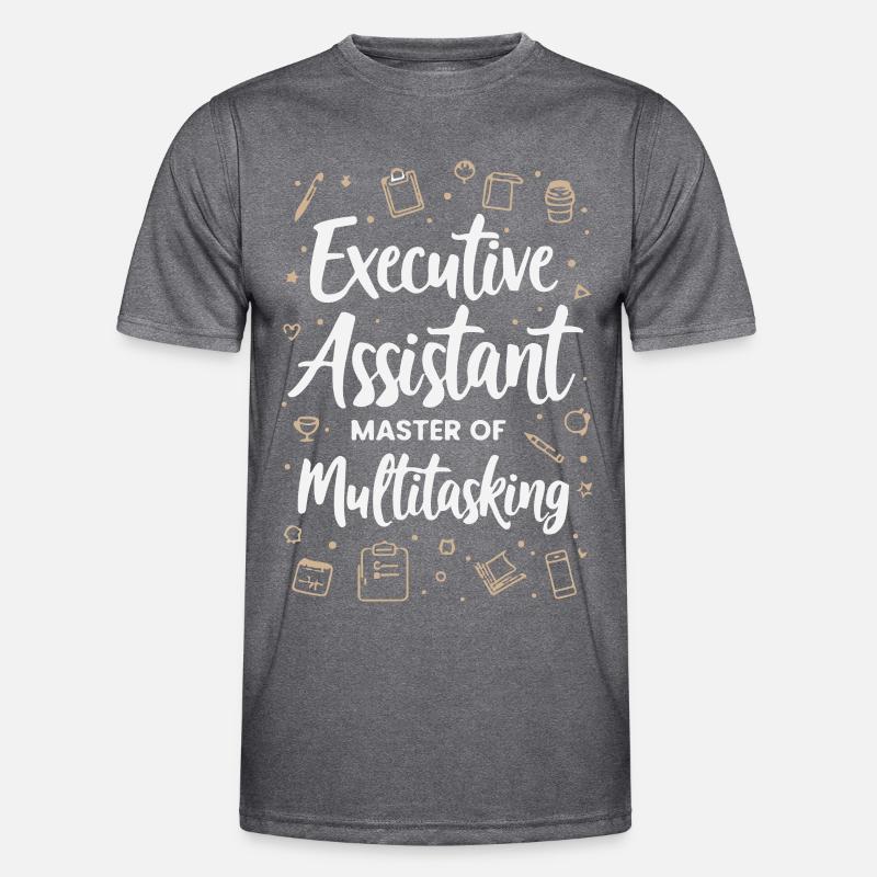 Assistent der Geschäftsführung Multitasking Expert Männer Funktions-T-Shirt