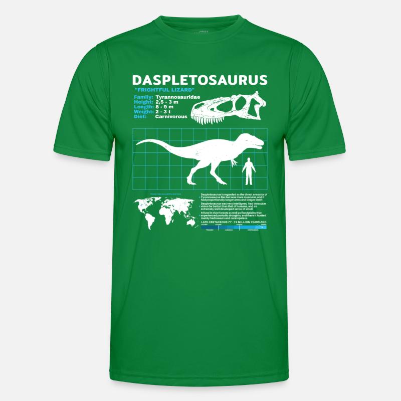 Daspletosaurus Datenblatt Männer Funktions-T-Shirt