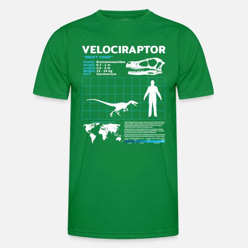 Fiche d’information sur Velociraptor T-shirt sport Homme