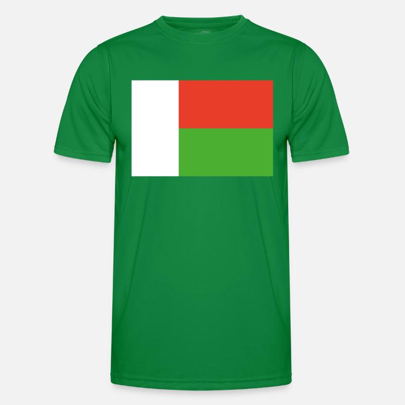 Offizielle Madagaskarflagge Madagassisch oder Madagassisch Männer Funktions-T-Shirt