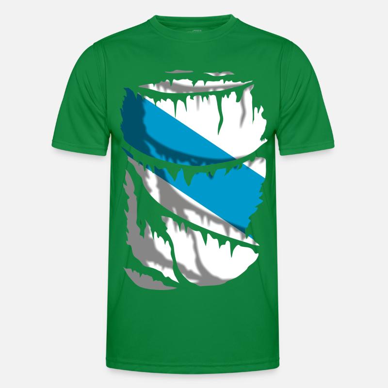 Drapeau de la Galice T-shirt sport Homme