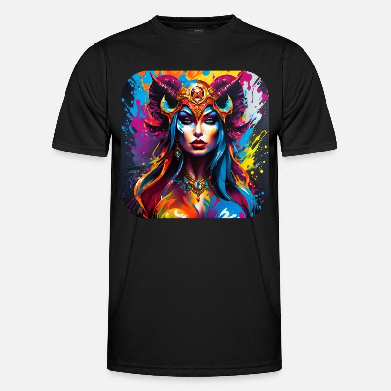 Démon dans le style graffiti T-shirt sport Homme