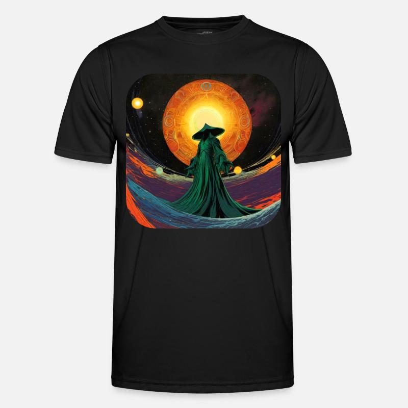 Mystical God in Space Men's Functional T-Shirt