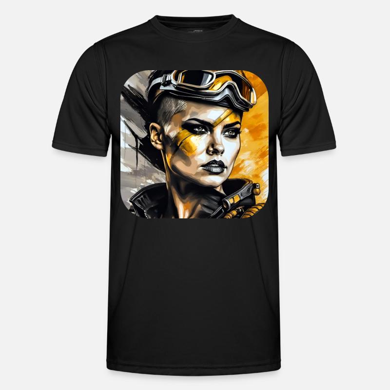 Fille Steampunk Cool T-shirt sport Homme