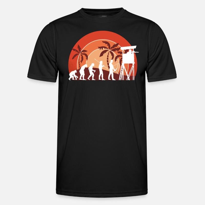 Jäger - Männer Funktions-T-Shirt - Schwarz