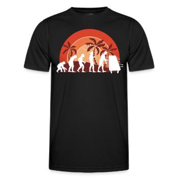 Kicker Tischfußball - Männer Funktions-T-Shirt - Schwarz - Vorne - AI Model Male 178 dark (178cm)