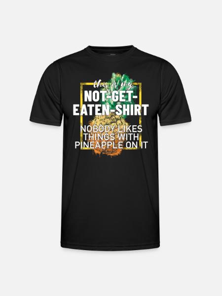 Drôle de cadeau d’ananas - T-shirt sport Homme - noir