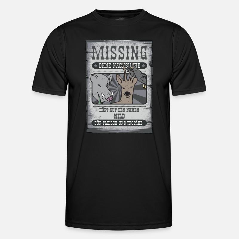 Missing WILD Jäger Geschenk Männer Funktions-T-Shirt