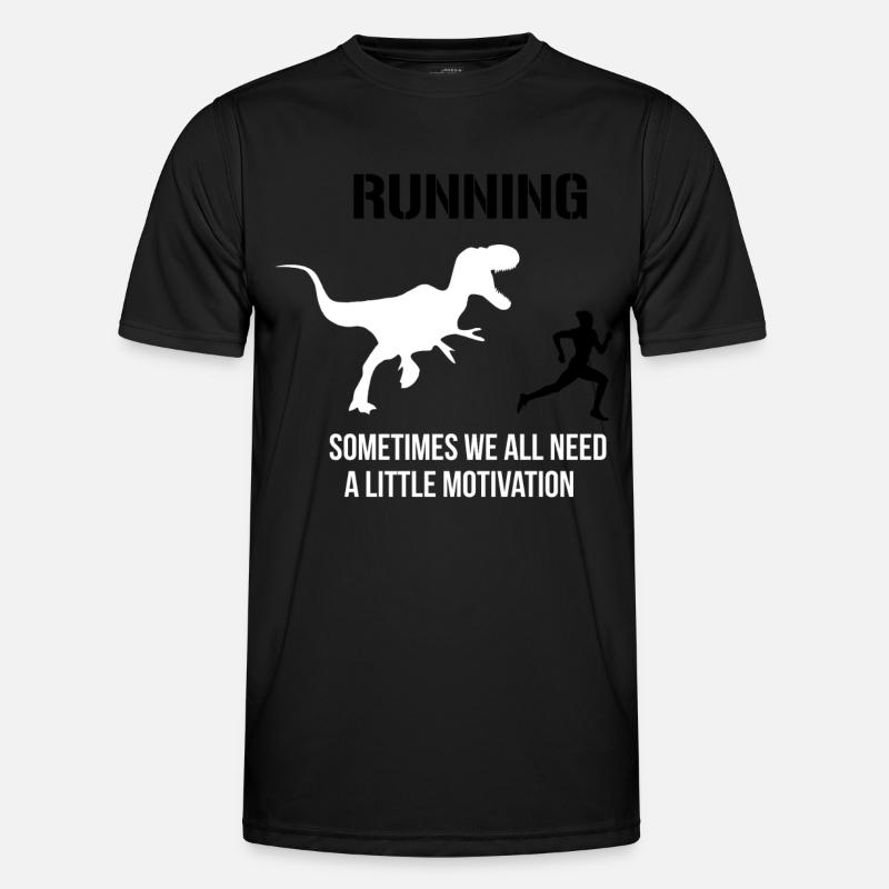 Motivation to run - Men's Functional T-Shirt - black