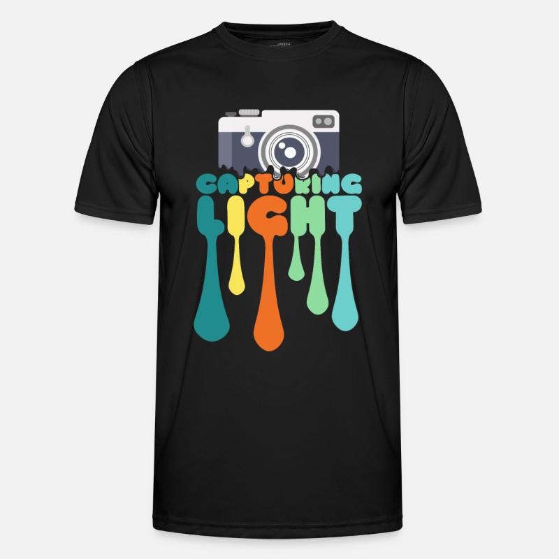 Fotografie Kamera Geschenk - Männer Funktions-T-Shirt - Schwarz