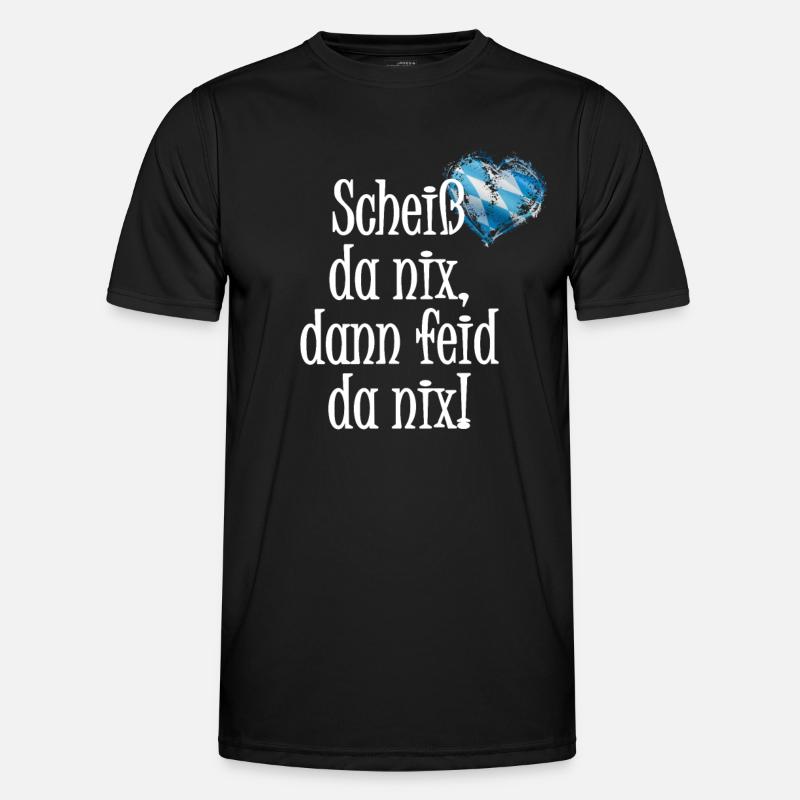 Shit da nix Bayern - Men's Functional T-Shirt - black