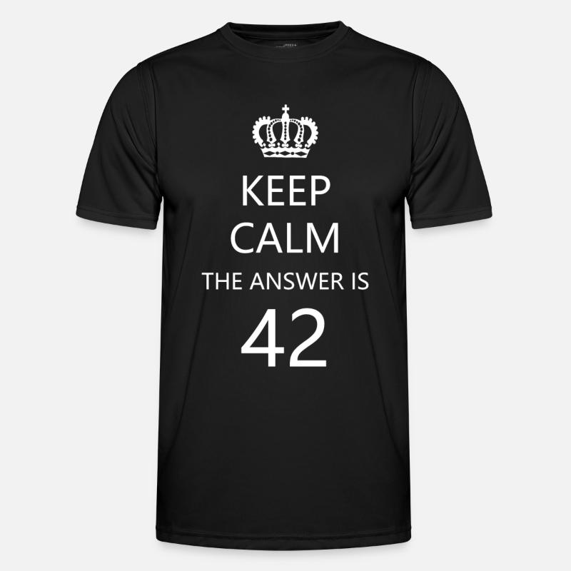 Answer 42 - Men's Functional T-Shirt - black