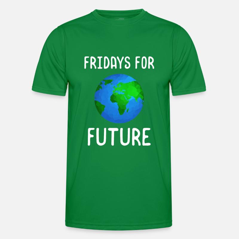 Fridays For Future Klimawandel Demonstration Männer Funktions-T-Shirt