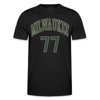 Milwaukee 77 - T-shirt sport Homme - noir - Devant - AI Model Male 178 dark (178cm)