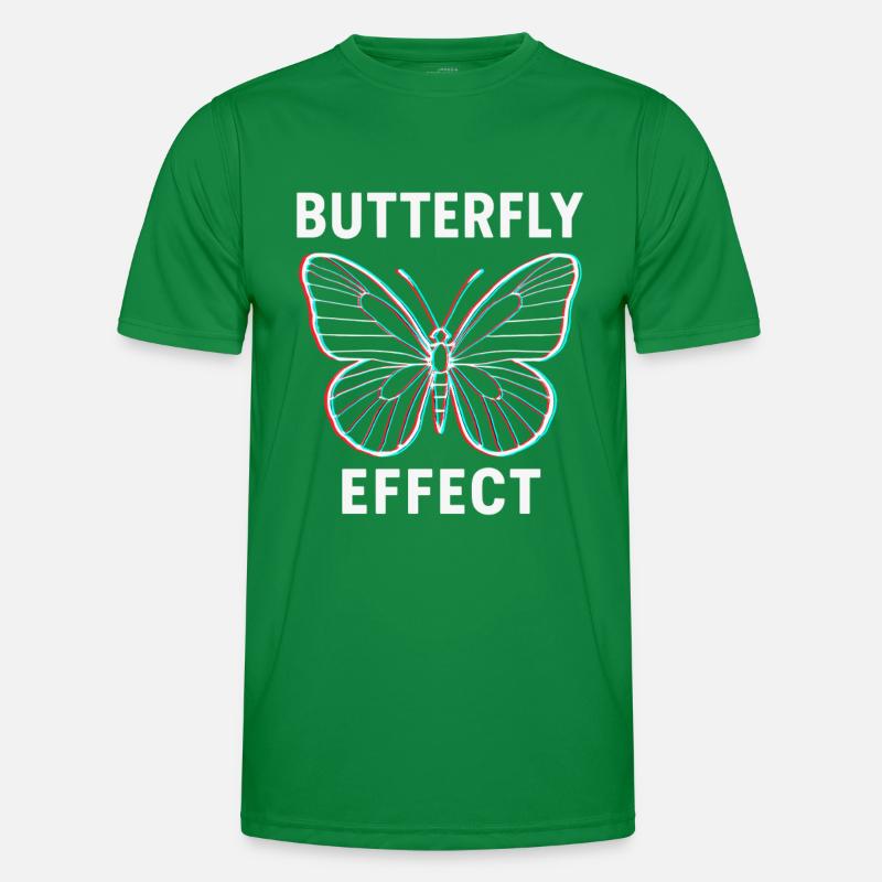 Butterfly Effect – Minimalist design with 3D Men's Functional T-Shirt