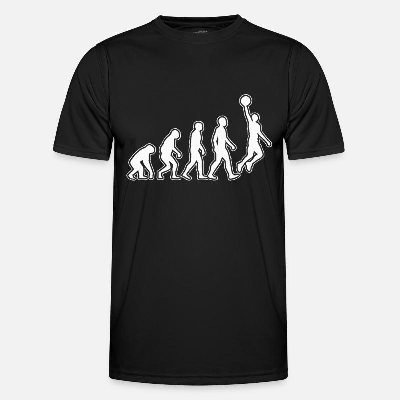 Évolution vers le basketteur - T-shirt sport Homme - noir