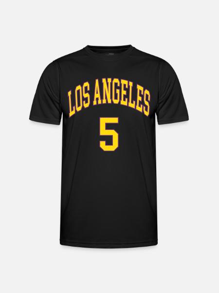 Los Angeles 5 - Männer Funktions-T-Shirt - Schwarz