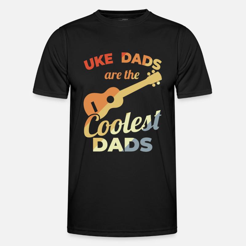 Ukulele Väter sind die coolsten Väter Männer Funktions-T-Shirt