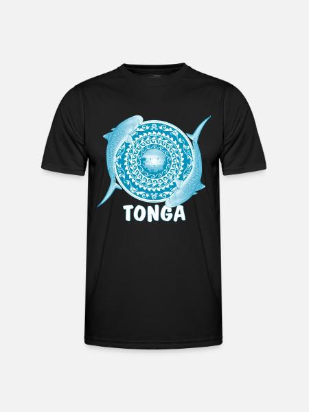 Tonga Tiger Shark - Men's Functional T-Shirt - black