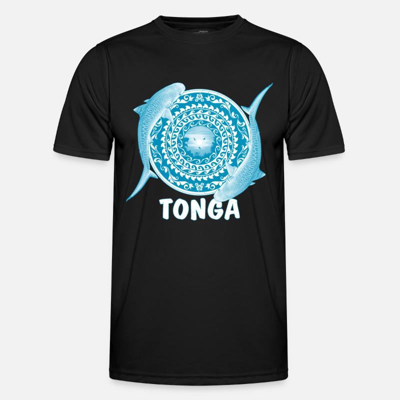 Tonga Tiger Shark Men's Functional T-Shirt