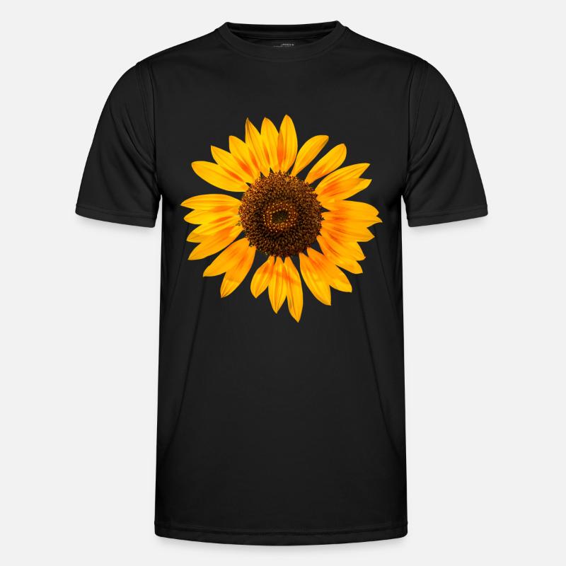 Sonnenblume Männer Funktions-T-Shirt