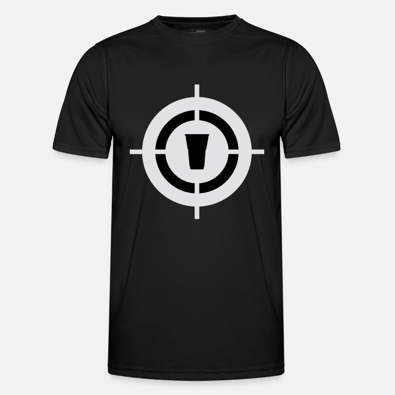 Beerpong Master - Männer Funktions-T-Shirt - Schwarz