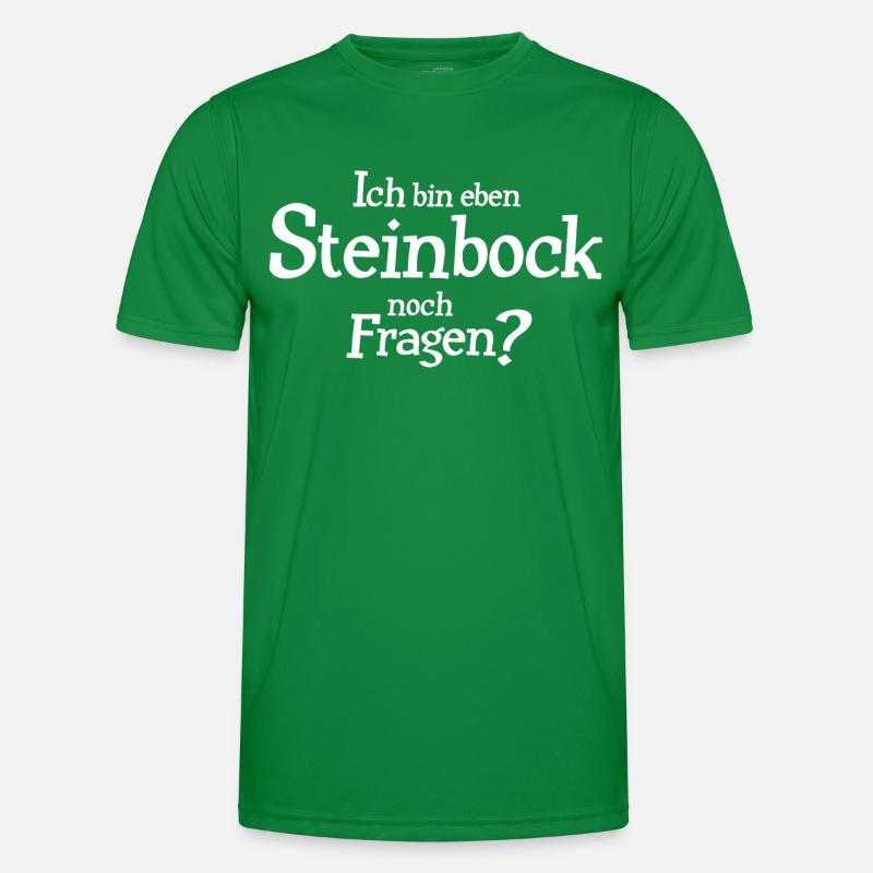 Sternzeichen Steinbock Männer Funktions-T-Shirt